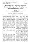Recognition and Classification of Human Behavior in Intelligent Surveillance Systems using Hidden Markov Model