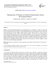 Management of Changes in Software Requirements during Development Phases