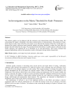 An Investigation on the Metric Threshold for Fault- Proneness