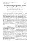 An Efficient Embedding Technique in Image Steganography Using Lucas Sequence