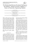 The Relationship Between Emotional Intelligence and Students’ Attitude Towards Computers: A Study on Polytechnic Engineering Students