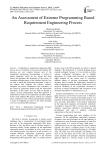 An Assessment of Extreme Programming Based Requirement Engineering Process