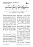 An Efficient Machine Learning Based Classification Scheme for Detecting Distributed Command & Control Traffic of P2P Botnets