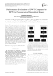 Performance Evaluation of DWT Compared to DCT for Compression Biomedical Image