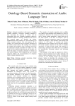 Ontology-Based Semantic Annotation of Arabic Language Text