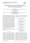 A Gaussian Filter based SVM Approach for Vehicle Class Identification