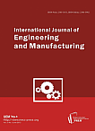 1 vol.3, 2013 - International Journal of Engineering and Manufacturing