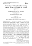 Monitoring of military base station using flooding and ACO technique: an efficient approach