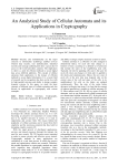 An analytical study of cellular automata and its applications in cryptography