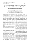 A novel method for crack detection in steel cantilever beam using wavelet analysis by combination mode shapes