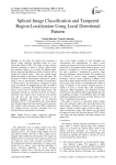 Spliced image classification and tampered region localization using local directional pattern