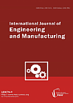 6 vol.9, 2019 - International Journal of Engineering and Manufacturing