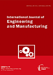 1 vol.10, 2020 - International Journal of Engineering and Manufacturing