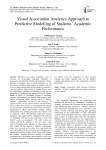 Visual Association Analytics Approach to Predictive Modelling of Students’ Academic Performance