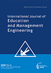 5 vol.10, 2020 - International Journal of Education and Management Engineering