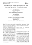 Load Balancing Optimization Based On Deep Learning Approach in Cloud Environment