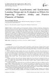 ANEKA-based Asynchronous and Synchronous Learning Design and its Evaluation as Efforts for Improving Cognitive Ability and Positive Character of Students