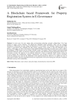 A Blockchain based Framework for Property Registration System in E-Governance