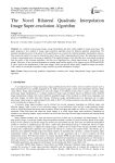 The Novel Bilateral Quadratic Interpolation Image Super-resolution Algorithm
