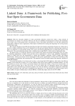 Linked Data: A Framework for Publishing Five-Star Open Government Data
