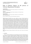 Role of Human Aspects on the process of Software Requirement Elicitation