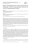 Robust Distributed Power Control with Resource Allocation in D2D Communication Network for 5G-IoT Communication System