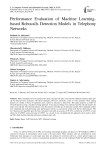 Performance Evaluation of Machine Learning-based Robocalls Detection Models in Telephony Networks