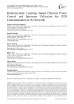 Reinforcement Learning Based Efficient Power Control and Spectrum Utilization for D2D Communication in 5G Network