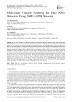 Multi-stage Transfer Learning for Fake News Detection Using AWD-LSTM Network