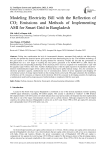 Modeling Electricity Bill with the Reflection of CO2 Emissions and Methods of Implementing AMI for Smart Grid in Bangladesh