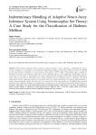 Indeterminacy Handling of Adaptive Neuro-fuzzy Inference System Using Neutrosophic Set Theory: A Case Study for the Classification of Diabetes Mellitus