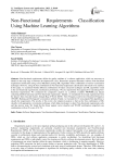Non-Functional Requirements Classification Using Machine Learning Algorithms