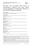 Prevalence and Associated Risk Factors of 'Psychological, Financial and Career Effect' Among Bangladeshi Undergraduate Students in the COVID-19 Pandemic Situation
